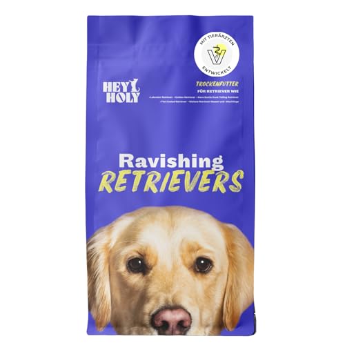 HEY HOLY Premium Trockenfutter für Retriever 100% getreidefrei | 7kg hypoallergenes Hundefutter für ausgewachsene Retriever mit Lamm | Hochverträglich aus natürlichen Zutaten
