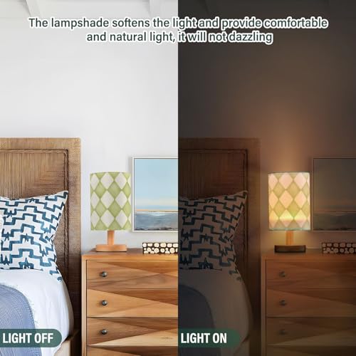 Lámpara de Mesa Noche LED FRODOTGV Verde Claro 9.7 in miniatura 5