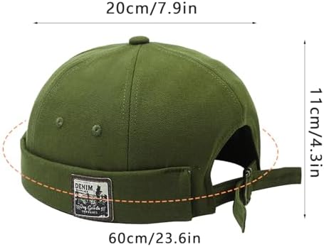  Moorle Docker MüTze Sommer Dockercap Verstellbar für Herren - 100% Baumwolle, ca. 54-62cm
| Moorle Docker Cap für Herre