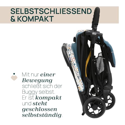 Poussette légère CHICCO Glee automatique assise large dossier inclinable - 3