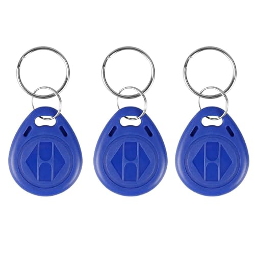 AOAMZ 10 x RFID Badges 125KHz modifiable Porte-clés T5577 / EM4305 Inscriptible NFC Token Proximité Transpondeur EM ID Card pour Système d'Entrée de...