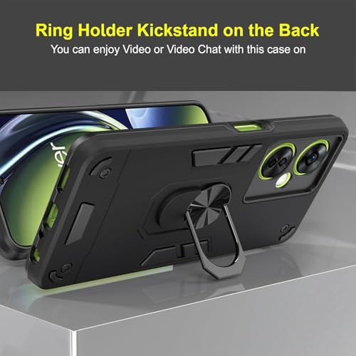 Image of NDCOM for OnePlus Nord CE 3 Lite 5G Back Cover, Mobile Cover OnePlus Nord CE 3 Lite 5G, Durable and Stylish OnePlus Nord CE3 Lite 5G Back Cover Ring Holder Case