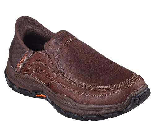 Image of Skechers Men's USA Respected - Elgin Moc Toe Leather Slip-Ins
