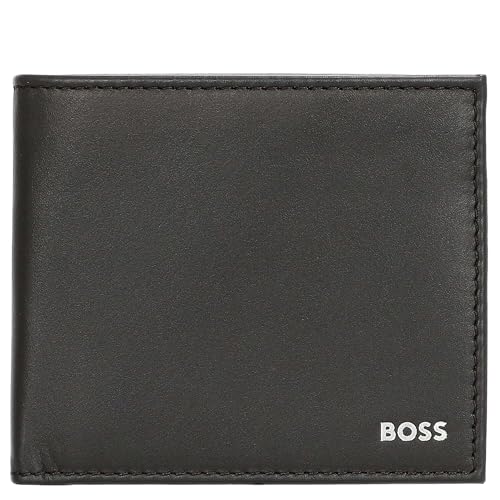 BOSS Mens Randy_4cc Coin 10272879 01 Wallet 4 Card Slots Dark Brown ONESI