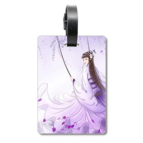 Étiquette pour valise chinoise Under Wisteria en finition premium