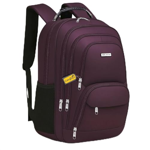 Mochila Bolsa Masculina Feminina Semi Impermeavel Cabo de Aço Notebook Escolar Faculdade Viagem Saída usb/fone (LILAS)