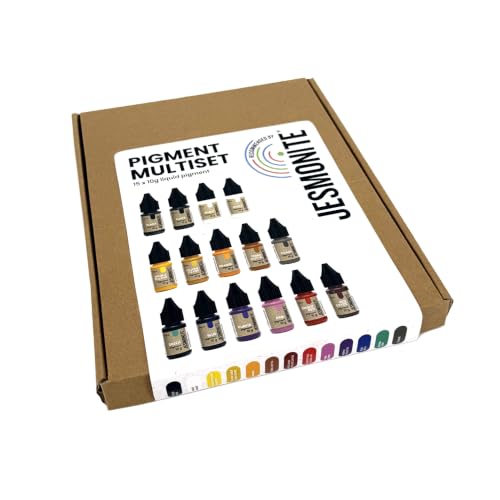 JESMONITE Pigment Set 15 x 10gr in EEN Box
