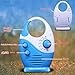 ASHATA AM FM Shower Radio Built in Speaker, Adjustable Volume, Portable Hanging Bathroom Radio with Rotating Knob for Easy Tuning