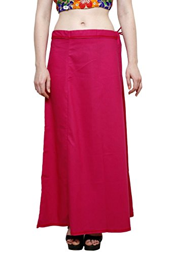 Image of Pistaa's combo of Women's Cotton Best Plain Solid Indian Readymade Inskirt Saree petticoats