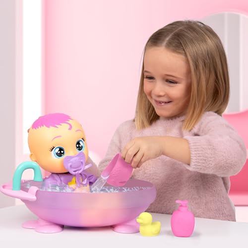 Cry Babies Newborn Mi Primer Baño Zoe Muñeca Interactiva miniatura 6