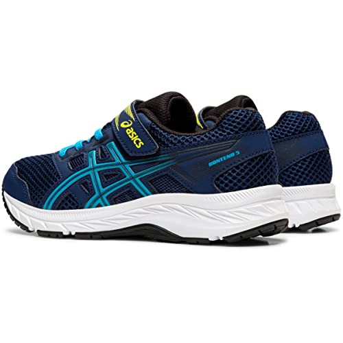 ASICS Kid's Contend 5 PS Running 3 Little Kid Navy/Blue4