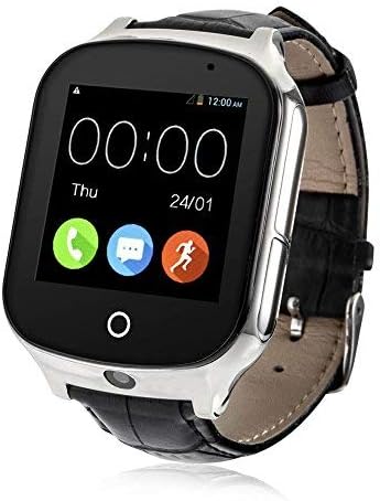 3G WiFi Phone Call GPS Smart Watch, Real-time Tracking GPS Tracker Watch, Geo-Fence Elderly GPS Watch Touch Screen Camera Step Counter SOS Alarm Anti-Lost Watch for Dementia Alzheimer's.