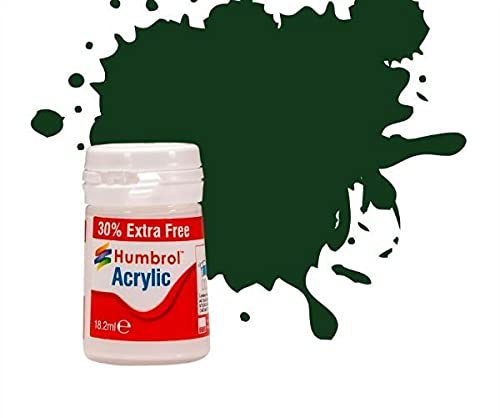 Humbrol- 3 Brunswick Gloss-14ml Acrylic Paint-Plus...