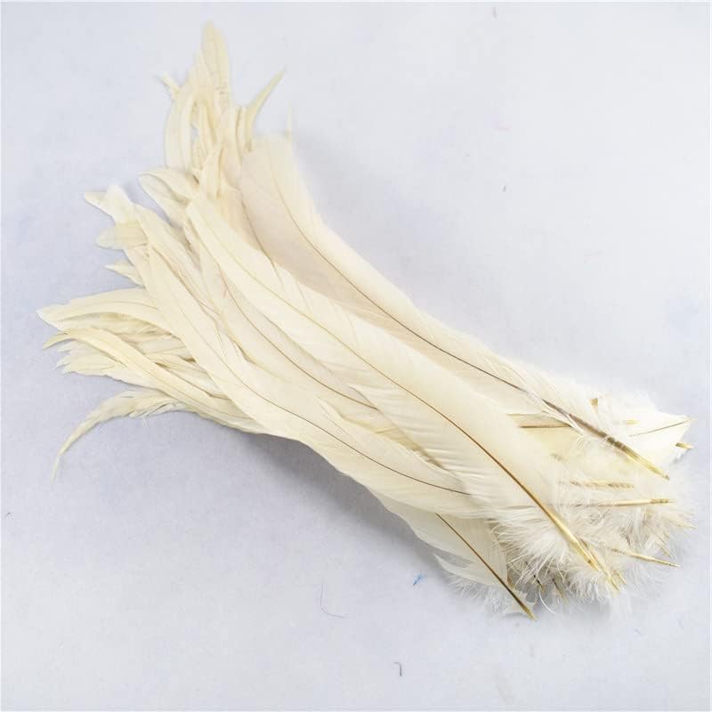 Zamihalaa - 50pcs/Lot Rooster Tail Feathers for Crafts 12-14" /30-35cm Natural Rooster Feathers Wedding Feathers Decoration Plumas