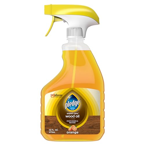 Pledge Wood Oil Expert Care Trigger Orange Scent 16 oz (Pack of 8)