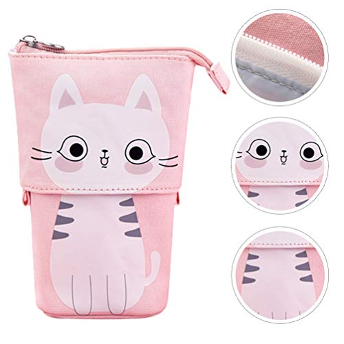 NUOBESTY Estojo para LÃ¡pis Infantil Bolsa para LÃ¡pis Porta-Canetas ZÃ­per Papelaria Bolsa Bolsa pa