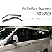 Produktbild SLONGK Für Ford Tourneo 2016 2017 2018, 4 stücke ABS Auto Rauch Fenster Sonne Regen Visier Deflector Guard Zubehör