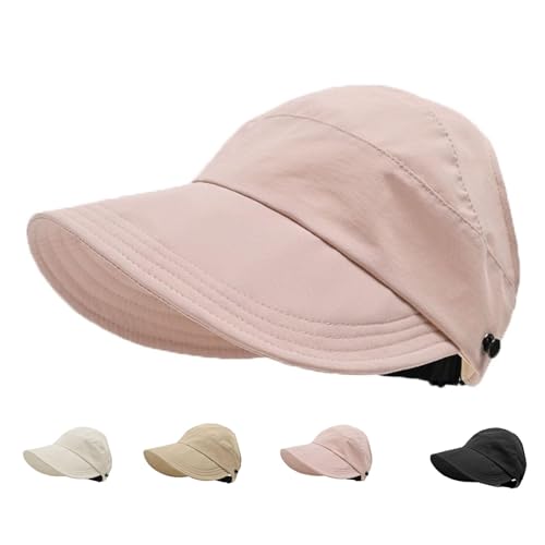 Large Brim Foldable Sun Protection Sun Hat Protection Pink