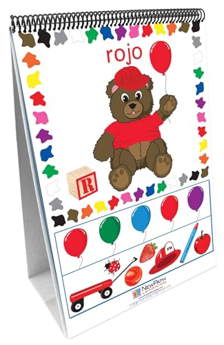 Image of NewPath Learning Spanish All About Colors Write-On /Wipe-Off Flip Chart Set, Grades PreK to 2