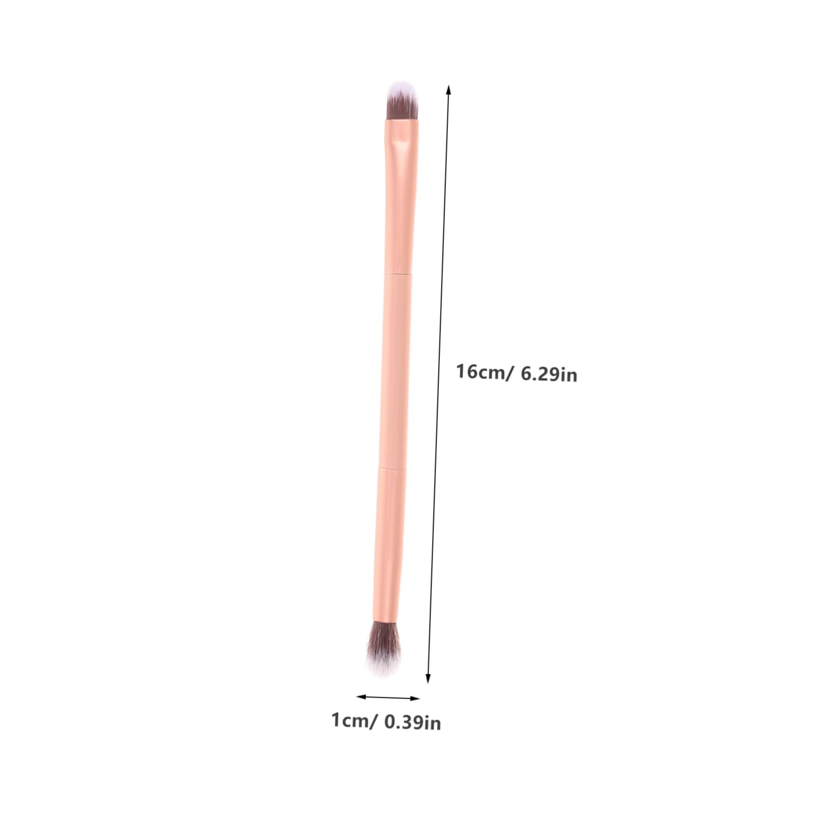 HAPINARY Makeup Supplies 24pcs Double Sided Eyeshadow Brush Set Double Head Angled Brush Professional Tool