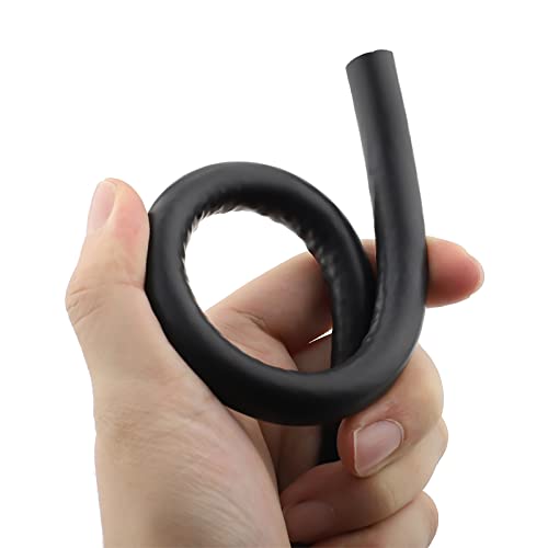 10 Feet NBR Fuel Line Hose Black Nylon Steel Oil Gas Fuel Line Hose 1/4 Inch Inside Diameter Suitable for Fuel Systems Engines Tube Hose