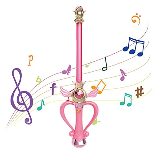 Eeneme Baguette magique LED pour enfants dans une boîte cadeau Magic Fairy Bâton avec lumière musicale Princesse Glow Stick, convient pour Halloween Party Pretend Play Jouet pour enfants Cover