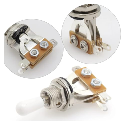 Selector de pastillas para guitarra 3 vías con tapa dorada miniatura 4