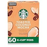 Starbucks K-Cup Coffee Pods—Toasted Coconut Mocha Flavored Coffee—100% Arabica—Naturally Flavored—Limited Edition—6 boxes (60 pods total)