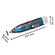 Bosch Professional 12V System Akku Rotationswerkzeug GRO 12V-35 (inkl. Schlüssel, Spannzange, Trennscheibe, Zubehör Box, Einlage, ohne Akku/ Ladegerät)