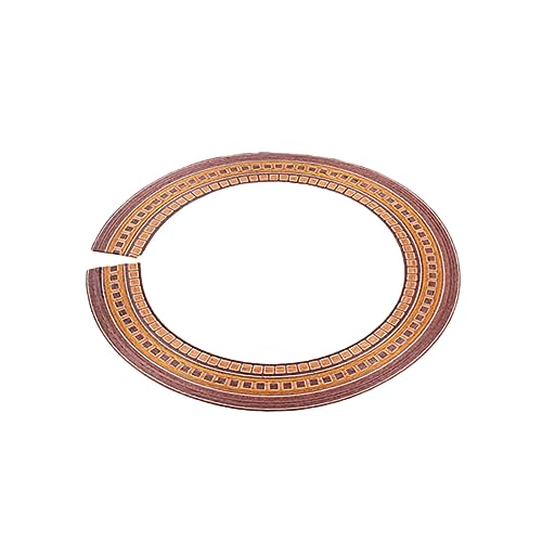 ibasenice Gxb18 Guitar Soundhole Rosette Decal Sticker 90mm Inlay Easy Install for Guitars