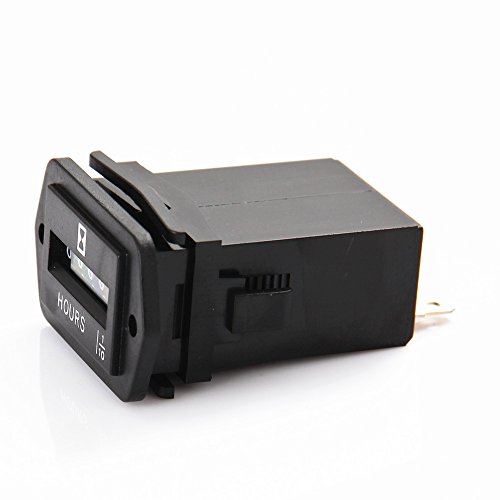 Searon Quartz Hour Meter AC 110V 120V 220V 230V for Generator ATV Lawn Mower Chainsaw Compressor Tiller Chipper