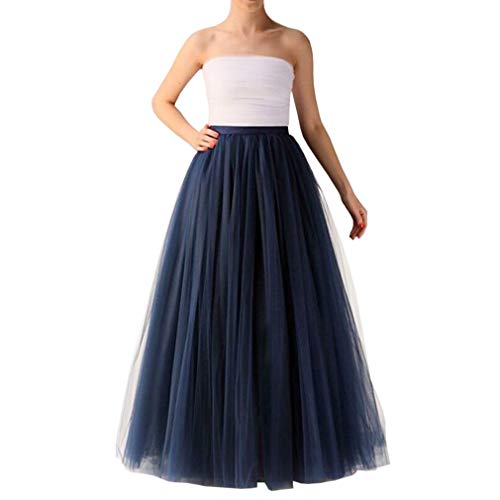Jupe de princesse en maille plissée haut de gamme avec finitions soignées en taille unique