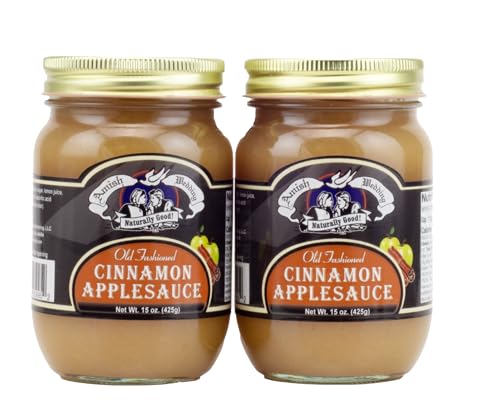 Amish Wedding Cinnamon Applesauce 15oz (Pack of 2)