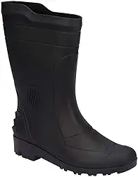 Bota de PVC, Pega Forte, Galocha, Preta, Nº 37