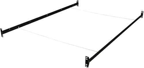 Global Greatness - Rieles de cama atornillados de 75 pulgadas de largo x 1.5 pulgadas de ancho x 5 pulgadas de alto, rieles de metal