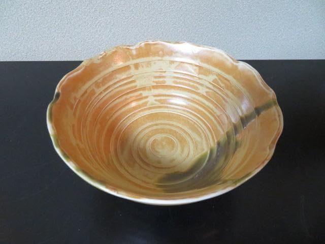 菓子鉢 和光作 黄瀬戸