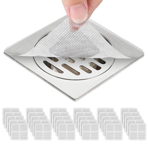 Consejos y comparativas para Comprar Mallas de vidrio para baños disponible en línea. 37 FUWEN 30 Piezas Atrapa Cabello Desechable para Desagüe de Ducha, Pegatinas de desagüe de Ducha, Atrapa Pelos Regadera para Baño y Bañera, Evita los Atascos en el alcantarillado...
