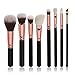 Produktbild Btruely Make Up Pinsel Set 8pcs Professionelles Schminkpinsel Kosmetikpinsel Lidschatten Gesichtspinsel Eyeliner Kosmetik Brush Pinselset Ausgangsgebrauch mit Aufbewahrungstasche (Schwarz)