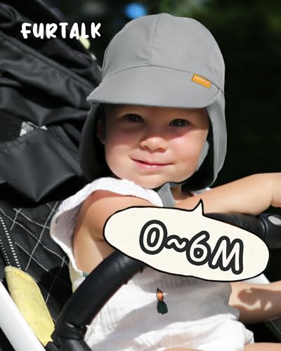 Image of FURTALK Baby Sun Hat Girls and Boys Summer Beach Swim Hat Essentials UPF 50+