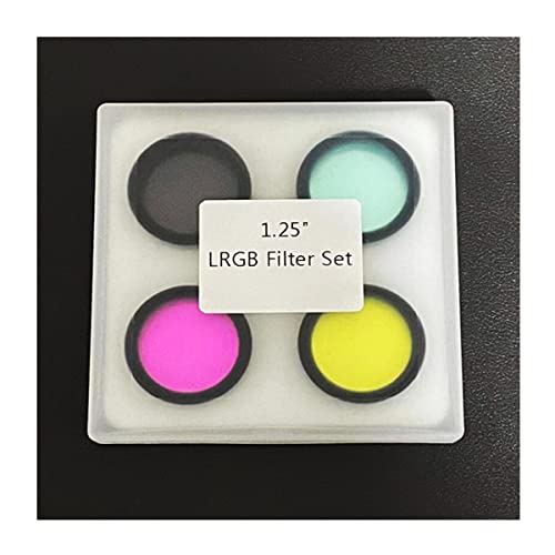 Juego de filtros LRGB 1.25 para telescopios y fotografía de espacio profundo CCD