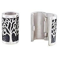 VALHALLA Bartperlen Haar Open-Close Vikings Edelstahl 316L Flechtperlen Dreadlocks Haarschmuck Haarschmuck Baum des Lebens