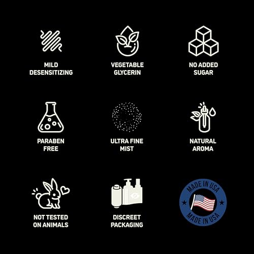 xesso flavored oral spray wfresh cherry scent 2 fl oz deep throat relaxing for women and men reduces gag reflex throat and mouth mist for oral pleasure made in usa package may vary