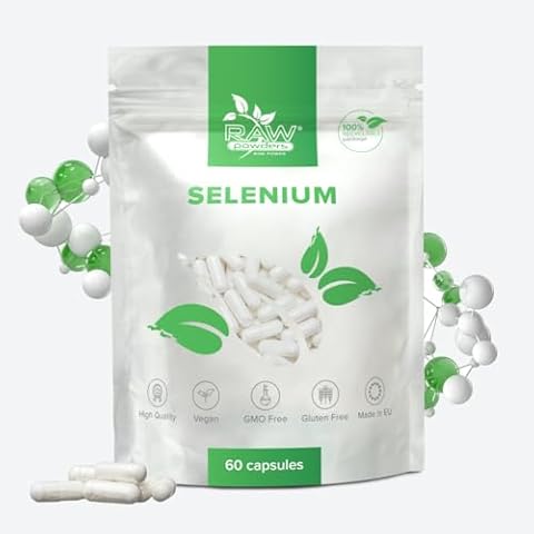 Selenium 200 mcg Vegan Capsules by Raw Powders Cover