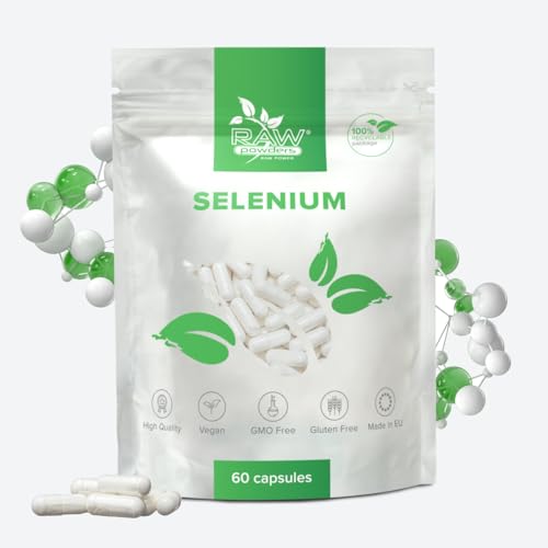 Raw Powders Selenium 200 mcg Vegan Capsules