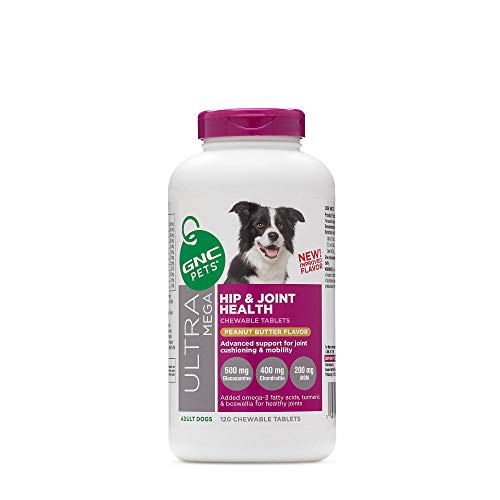 GNC Ultra Mega Hip & Joint Health Premium Formula Chewable Tablet - Peanut