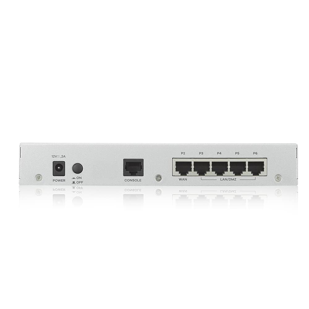 Zyxel ZyWALL 1 Gbit/s Advanced Threat Protection Firewall, Next Generation Firewall im Bundle mit Sicherheitslizenzdiensten für EIN Jahr | Non-SFP [ATP100]