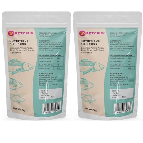 Petcrux Mini Pellet Fish Food, 1 kg (Buy 1 Get 1 Free), Total 2kg (B0CHWDZNFG) Amazon Price History, Amazon Price Tracker