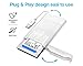 ineo 2.5 inch USB 3.0 Tool-Less External Hard Drive Enclosure for 9.5mm & 7mm SATA HDD SSD with UASP Supported - [T2573] (USB 3.1 Type C - White)