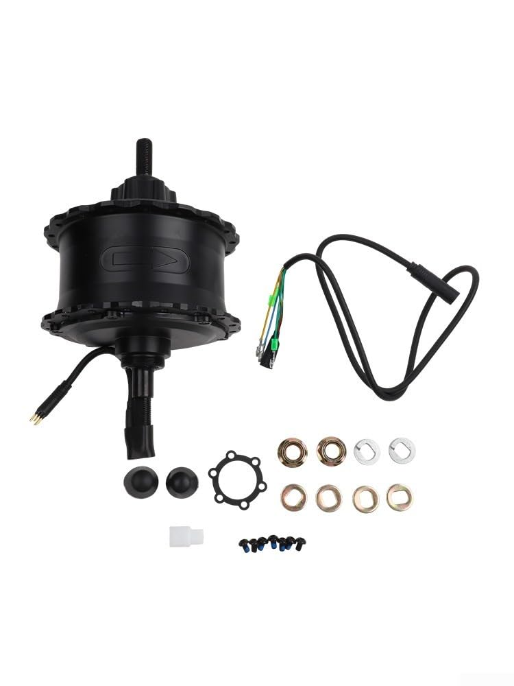 Moteur de moyeu de vélo électrique 48 V 750 W sans balais pour Fat Bikes prenant en charge le volant d'inertie à entraînement arrière Moteur 6/9 vitesses avec large distance de moyeu