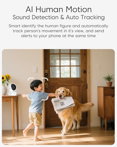 Image of VSTARCAM 5G Security Camera Indoor, 4MP 2.5K Pet Camera with Speaker for Dog /Cat, Baby Monitor with Phone App, 20260716